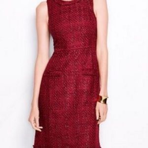 Land’s End Garnet Sheath Tweed dress